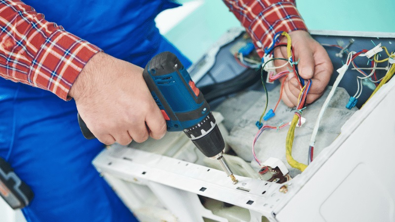 Üsküdar Viessmann Viessmann çamaşır makinesi kart tamiri – Su almama arızası orijinal parça ile giderildi. - Teknik servis örneği
